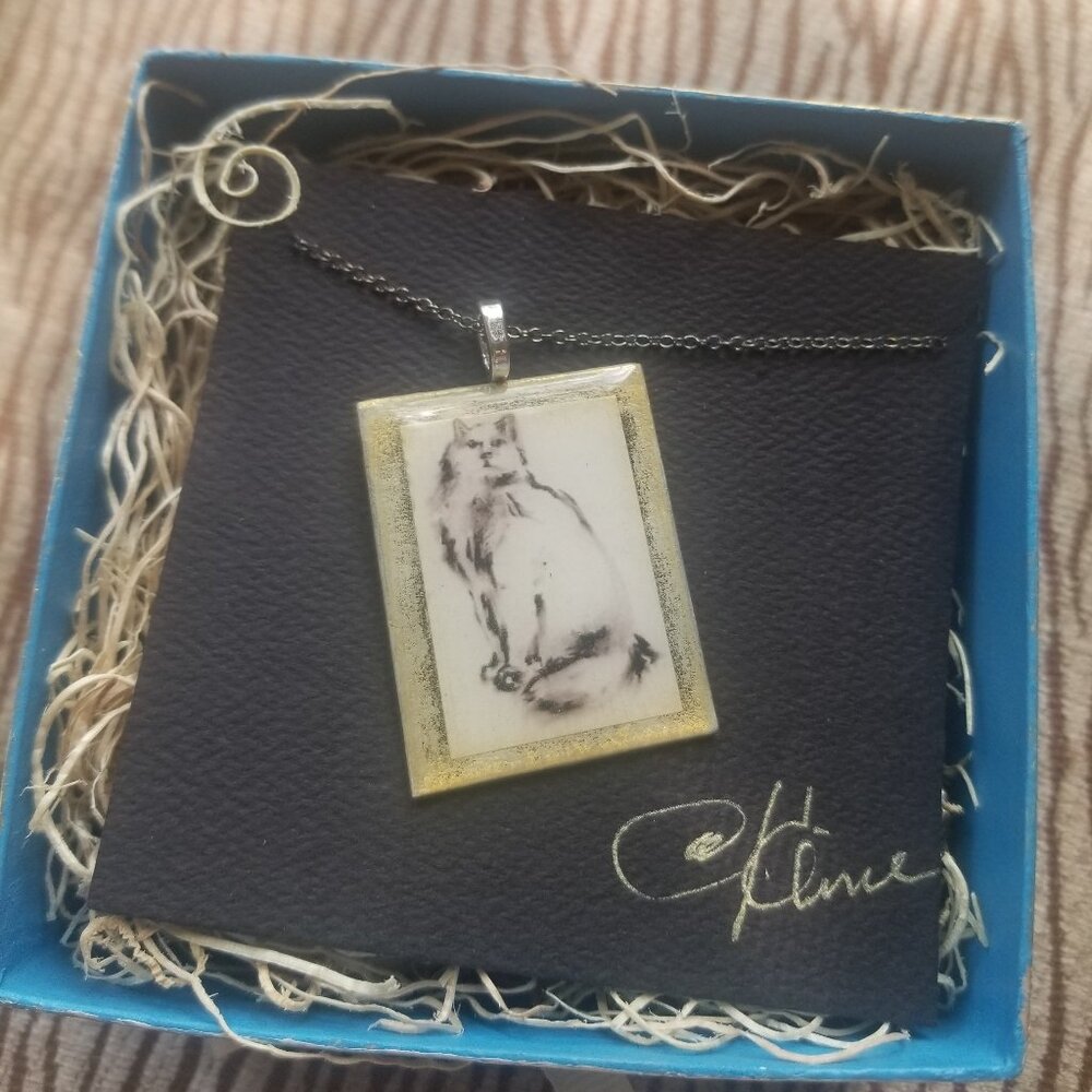 Diane Kline Artisan Cat Necklace